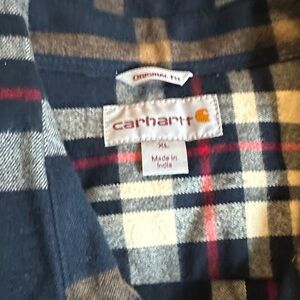 Carhartt Checkered Shirt - Navy and Red